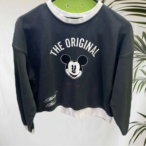 H&M x Disney Girls Mickey Mouse Sweatshirt Size 12-14